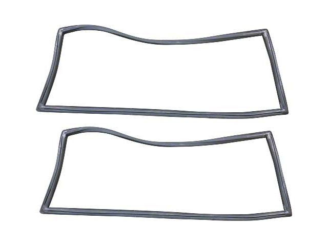 Body Side Window Seal - Rubber - Used With Window Mouldings- Right & Left