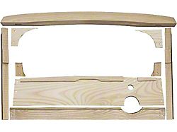 Body Wood - Rear Window Wood Assembly - Ford 3 Window Coupe