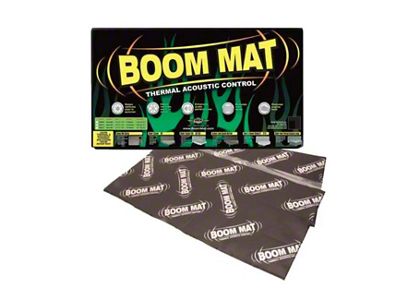 Boom Mat Damping Material - 12-1/2 x 24 2mm - 20.8 Sq Ft - 10 Sheets