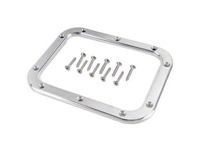 Boot Ring, Billet Aluminum, Satin Finish, Rectangular, Lokar
