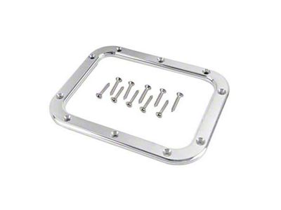 Boot Ring, Billet Aluminum, Satin Finish, Rectangular, Lokar