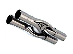Borla Universal Hydroformed SwitchFire X-Pipe with Notches (Universal; Some Adaptation May Be Required)