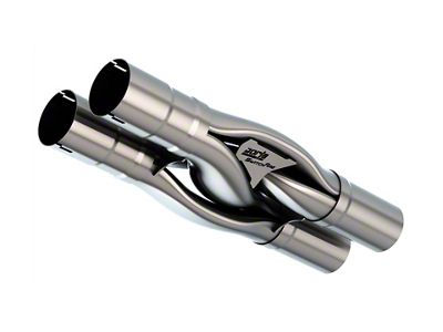 Borla Universal Hydroformed SwitchFire X-Pipe with Notches (Universal; Some Adaptation May Be Required)