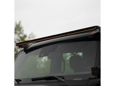 20-Inch Single Row Straight LED Light Bar; Combo Spot/Flood Beam (Universal; Some Adaptation May Be Required)