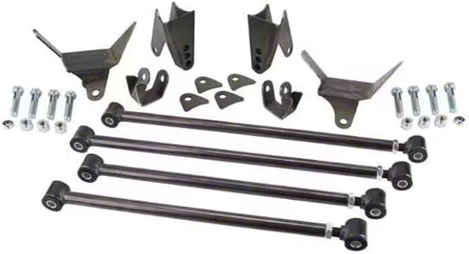 Bous Performance Ecklers Triangulated Rear 4-Link Kit; Raw