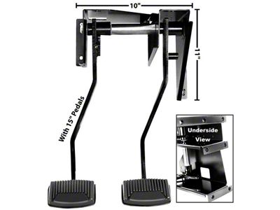 OPR Brake & Clutch Pedal Assembly - Manual