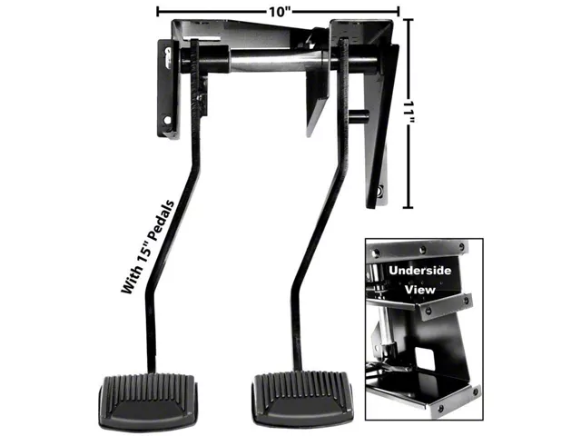 Brake & Clutch Pedal Assembly - Manual