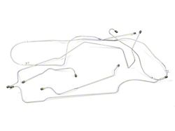Brake Line Kit, OE Steel, Manual Drums (60-63 Comet; 60-63 Falcon; 61-63 Falcon Sedan Delivery)