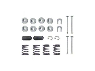 Brake Shoe Hold Down Kit - Front - For 10 Or 11 Brakes