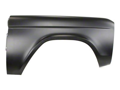 Front Fender; Passenger Side (67-77 Bronco)