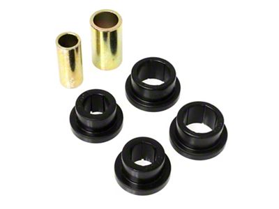 Front Track Arm Bushings; Black (68-72 Bronco)