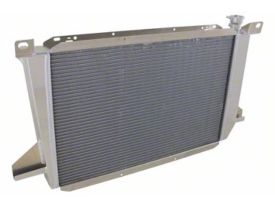 Aluminum Radiator; 2.75-Inch Core (85-96 V8 Bronco w/ Automatic Transmission)