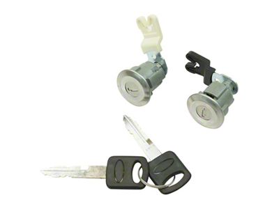 Door Lock Cylinder Set with Keys (1996 Bronco)