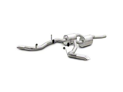 Bronco Dual Exhaust System, Crossmember-Back, Stainless Steel, MagnaFlow, 1966-1977 (289/302 V8)