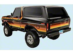 Free Wheeling Chromatic Stripe Kit; Reflective Blue (1979 Bronco)