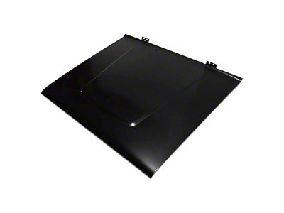 Hood without Catch, Vent or Washer Holes; Unpainted (66-77 Bronco)