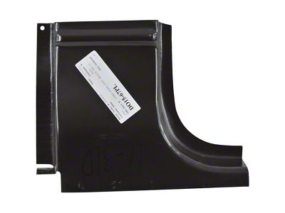 Lower Door Hinge Post Repair Panel; Driver Side (78-79 Bronco)