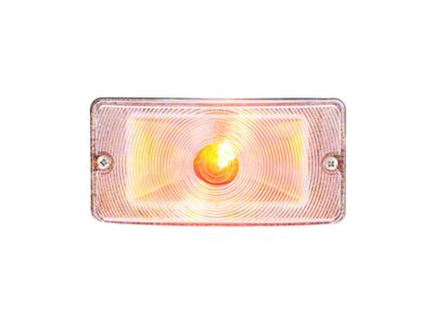 Parking Light Assembly; Clear (69-77 Bronco)