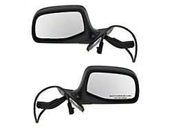 Power Mirrors; Paint to Match Black (92-96 Bronco)