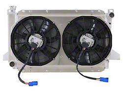 Radiator Shroud with Brushless Cooling Fans; 300-Watt (85-96 Bronco)