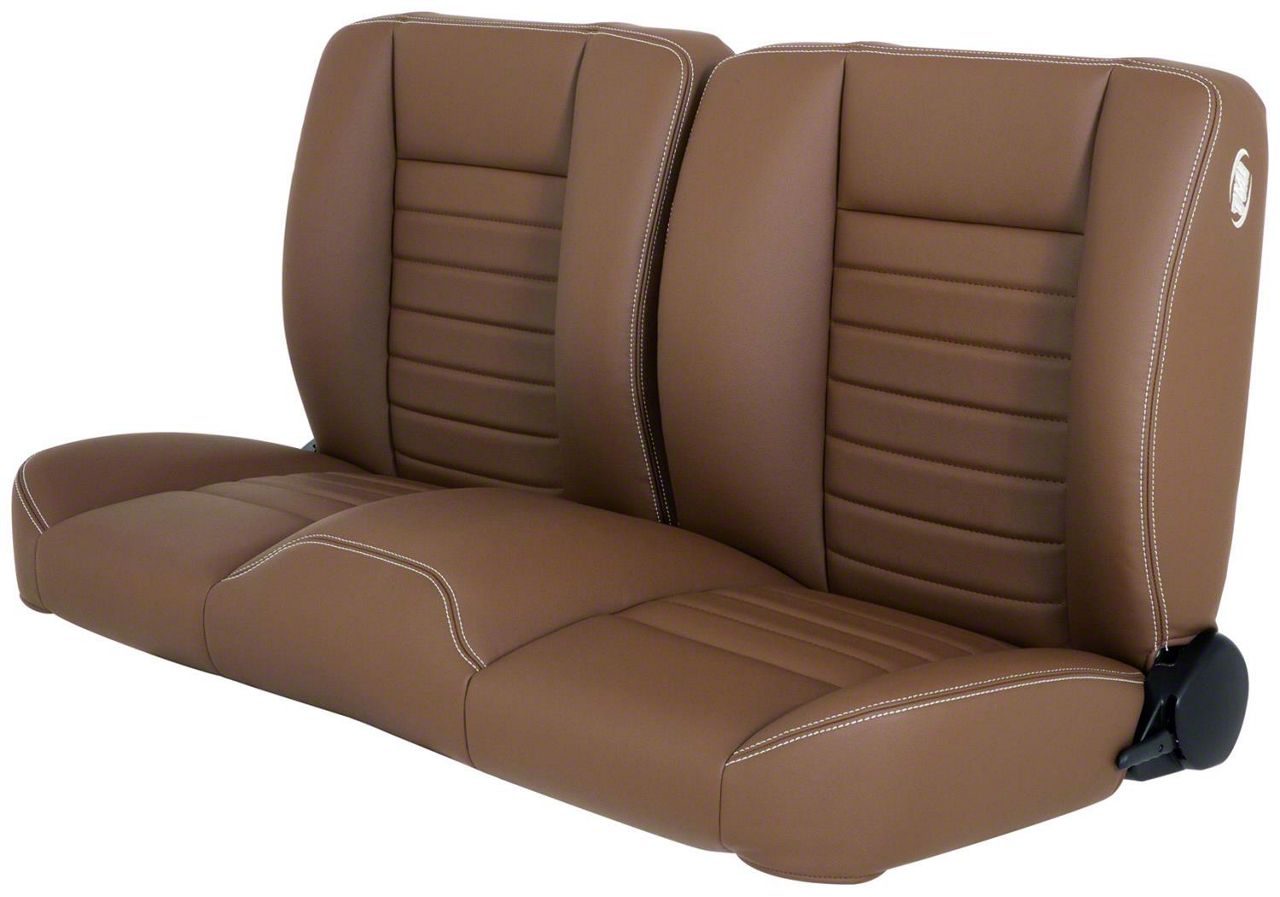 TMI Cruiser Collection Pro-Bench Split Back Seat; 55-Inch; Saddle