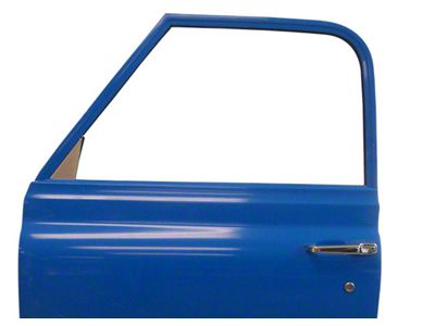 Brothers Trucks 1-Piece Manual Crank Door Window Kit; Clear (67-72 C10, C20, K10, K20)