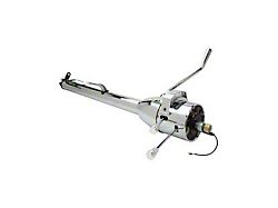 Brothers Trucks 30-Inch Custom Tilt Steering Column; Chrome (60-72 C/K10 w/ Automatic Transmission)