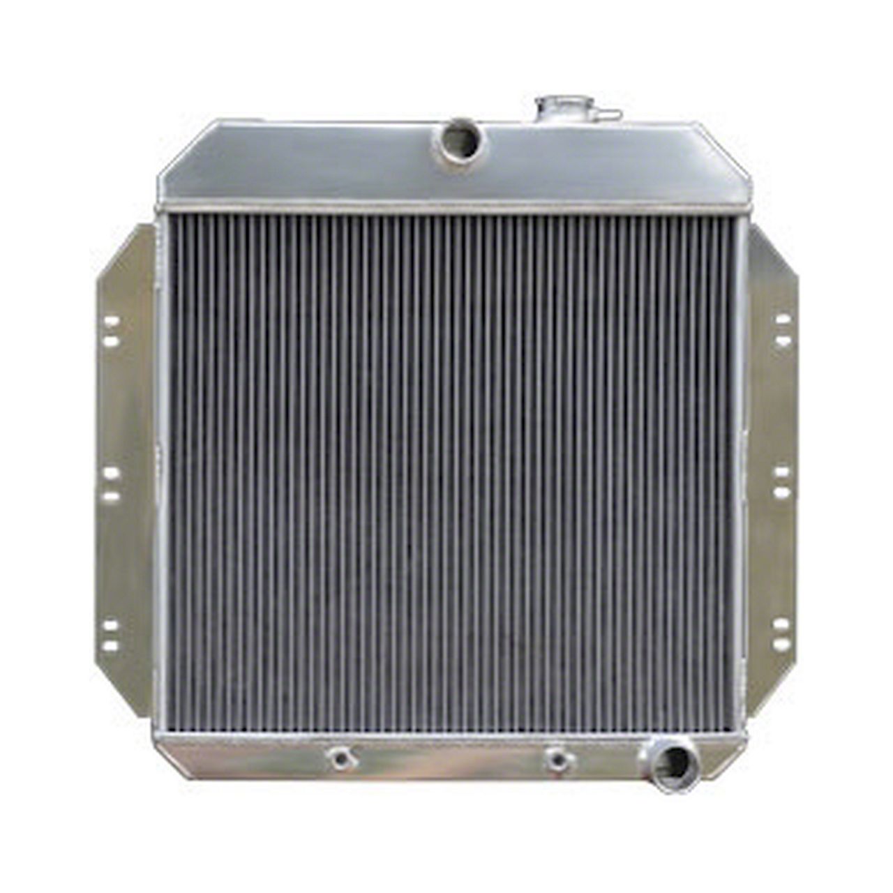 Brothers Trucks Ecklers Aluminum Radiator; 2-Row ALR62C2 (60-62 V8 C ...