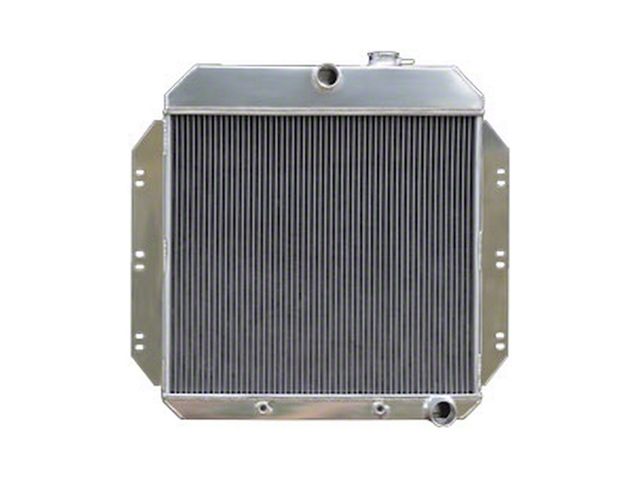 Auto Radiator 2 Row Brothers Trucks Ecklers Aluminum Radiator; 2-Row ALR62C2 (60-62 V8 C ...