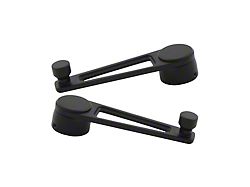 Brothers Trucks Billet Window Handles; Black (60-86 C/K10)