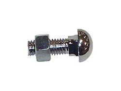 Brothers Trucks Bumper Bolt; Original Chrome Head (60-66 C/K10)