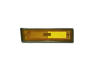 Brothers Trucks Deluxe Front Side Marker Light; Passenger Side; Amber (81-86 C/K10)