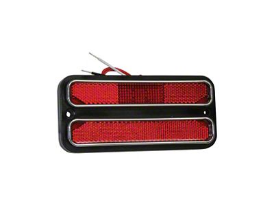 Brothers Trucks Deluxe LED Rear Side Marker Light; Red (68-72 C/K10)