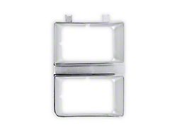 Brothers Trucks Headlight Bezel; Passenger Side (81-82 C/K10 w/ Dual Square Headlights)