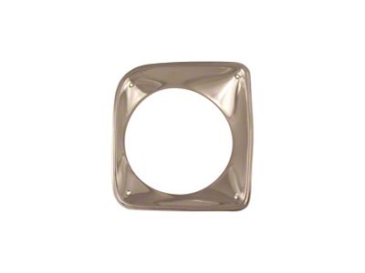 Brothers Trucks Headlight Bezels; Chrome (67-68 C/K10)