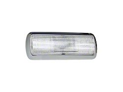Brothers Trucks LED Dome Light Assembly with Clear Lens and Housing; Chrome (60-72 C/K10)