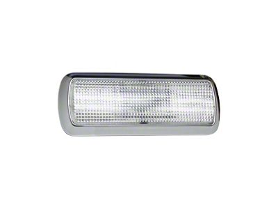 Brothers Trucks LED Dome Light Assembly with Clear Lens and Housing; Chrome (60-72 C/K10)