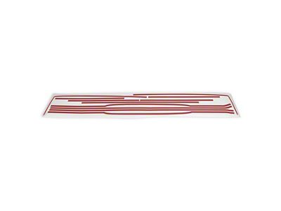 Brothers Trucks Paint Break Stripe Kit; Vermillion/Black (81-86 C/K10)