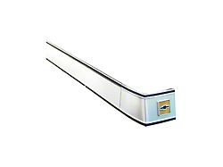 Brothers Trucks Rear Corner Cab Molding with Bowtie Emblem; Driver Side (73-80 C/K10)