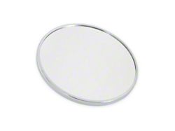 Brothers Trucks Round Mirror Head; Smooth; Polished (60-69 C/K10)