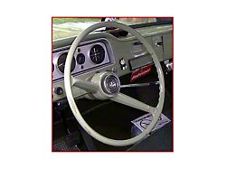 Brothers Trucks Steering Wheel; Black (60-66 C/K10)