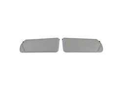 Brothers Trucks Sunvisors with Foambacked Vinyl; Charcoal (88-00 C/K1500/2500/3500)