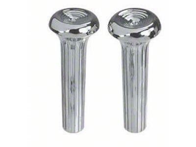 Brothers Trucks Door Lock Knobs; Chrome (88-91 C/K1500/2500/3500)