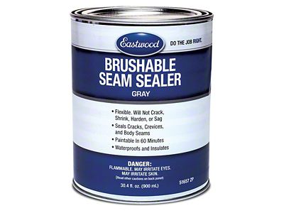 Brush On Seam Sealer - Charcoal Gray - 30.4 Ounces