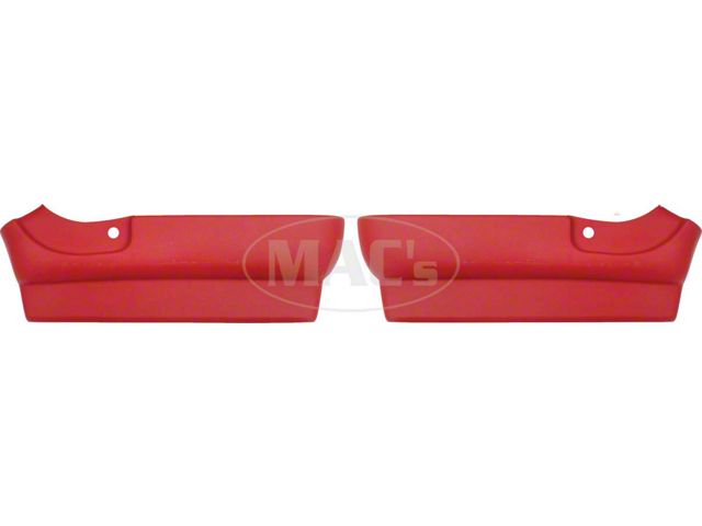 Bucket Seat Side Skirts - Falcon Except Convertible - Red