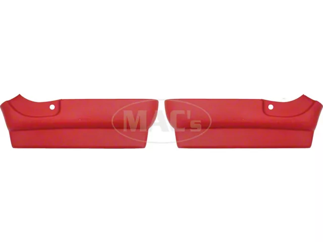 Bucket Seat Side Skirts - Falcon Except Convertible - Red