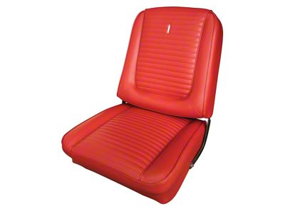 Bucket Seat Upholstery, Front, Pair, Vinyl, Hardtop, Comet/Cyclone, 1965