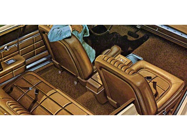 Bucket Seat Upholstery, Set, Front & Rear, Vinyl, Hardtop, Caliente, Comet, 1964