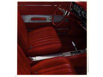 Bucket Seat Upholstery, Set, Front & Rear, Vinyl, Hardtop, Cyclone, Comet, 1966