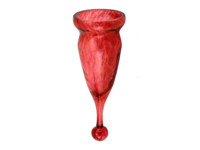 Bud Vases - Cranberry - Hand-Blown Glass